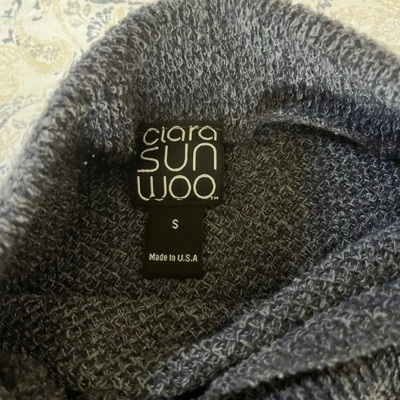 Ciara Sun Woo Women’s Small Gray Sweater Made In USA - Picture 3 of 7